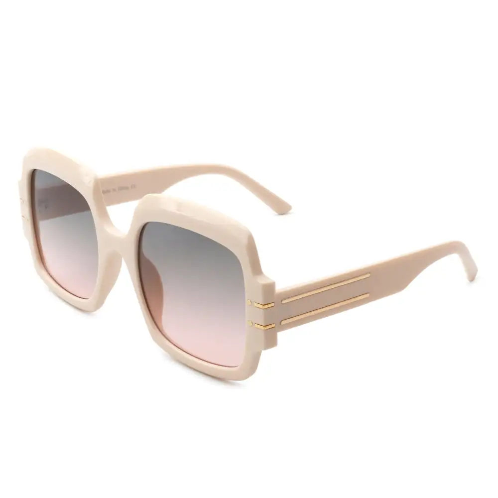 Jelly Square Flat Top Frame Sunglasses