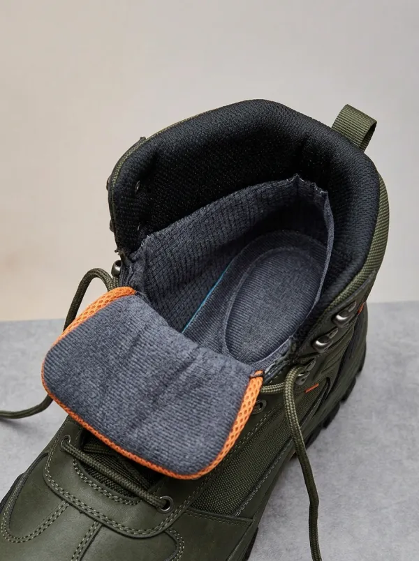 Outdoor-Ready Tactical Workwear Men's Waterproof Work Boots
