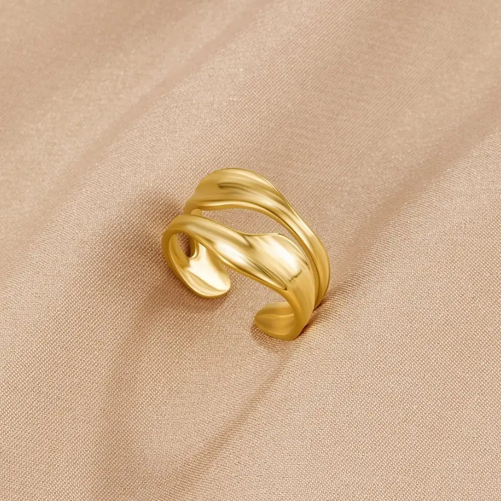 Textured Adjustable Ring
