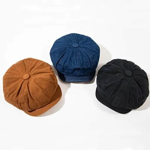 Outdoor Cotton Round Beret Hat