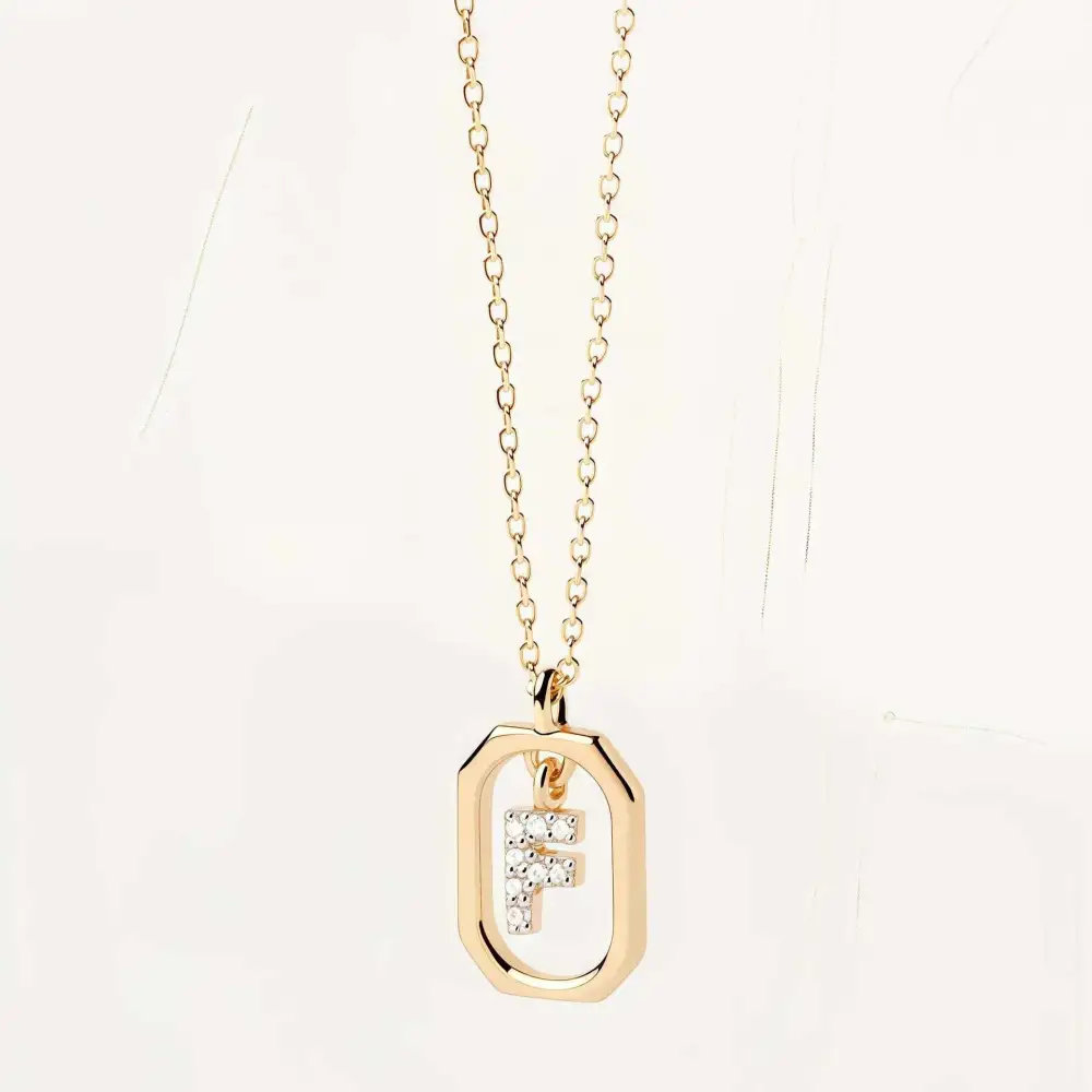 Initial Framed Necklace