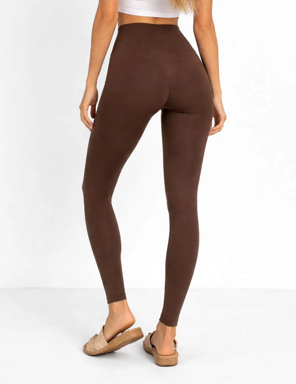 Seamless Elastic Waist Yoga Pants