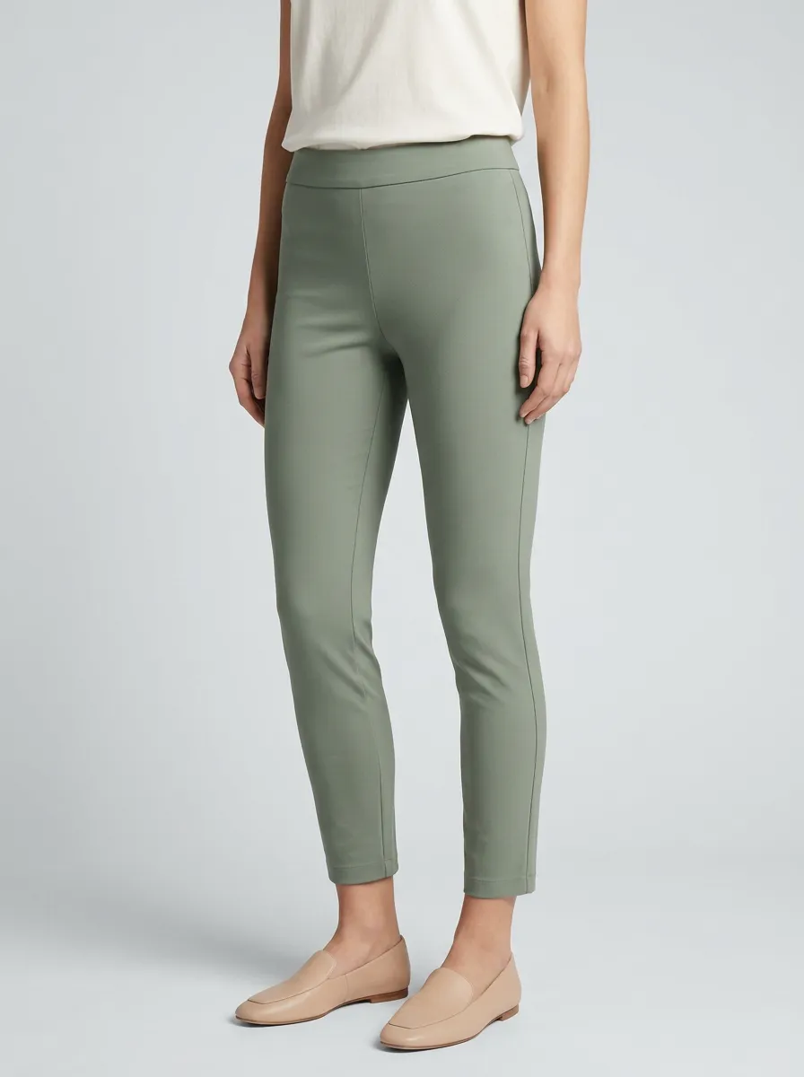 Daily-Comfort Women's Stretch Mid-Rise Pants