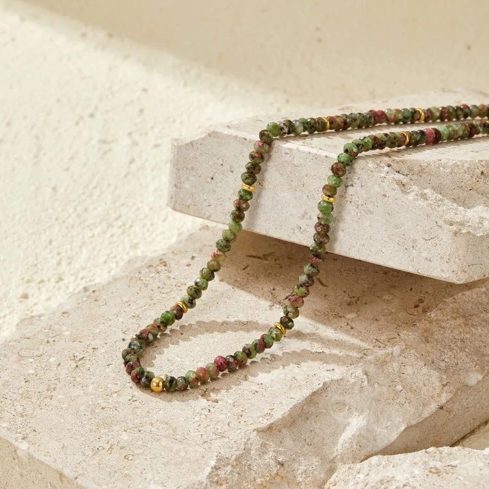 Tarnish-Resistant Beaded Necklace