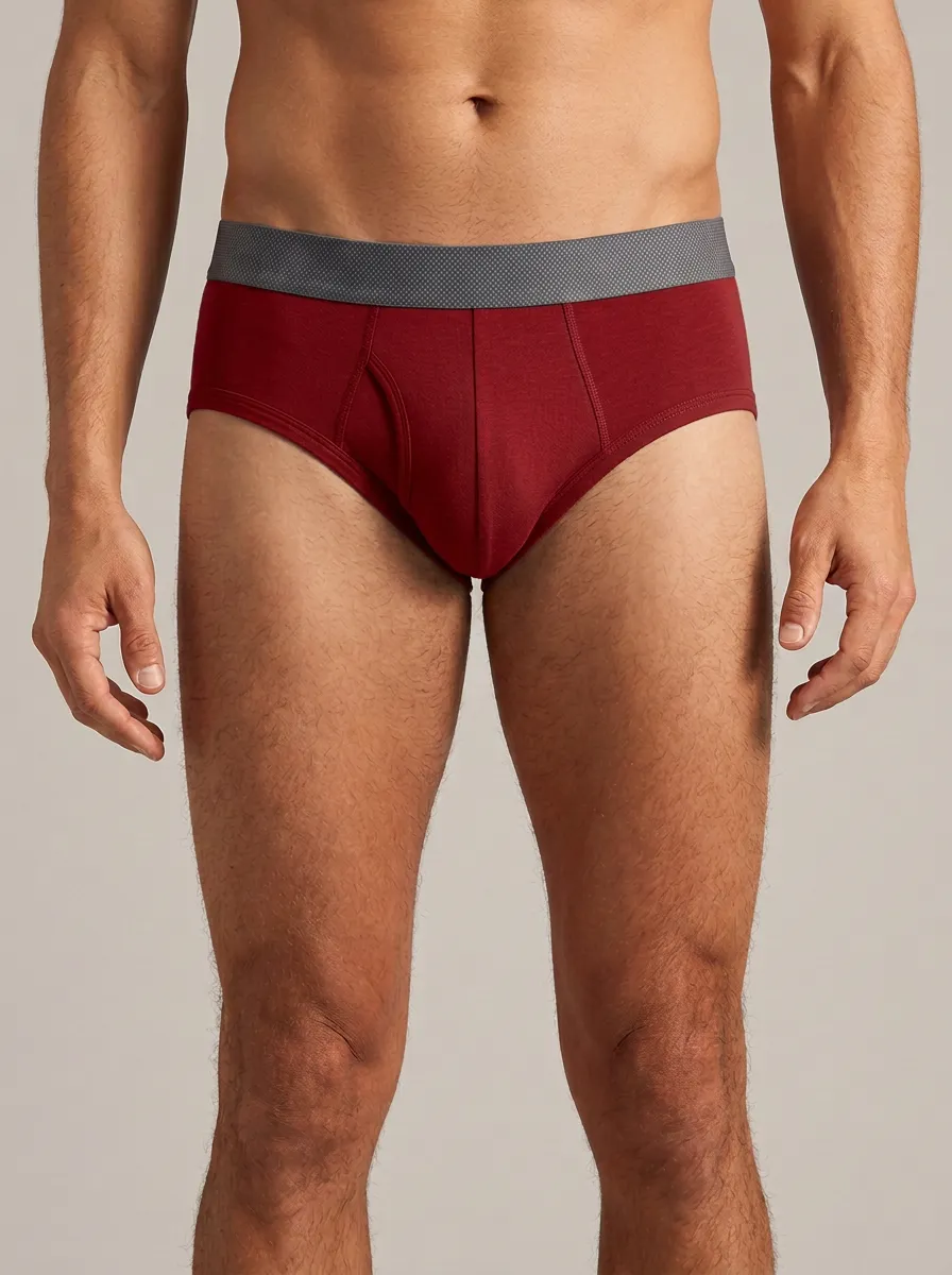 Classic Waistband Detail Style Men's Boxer Briefs
