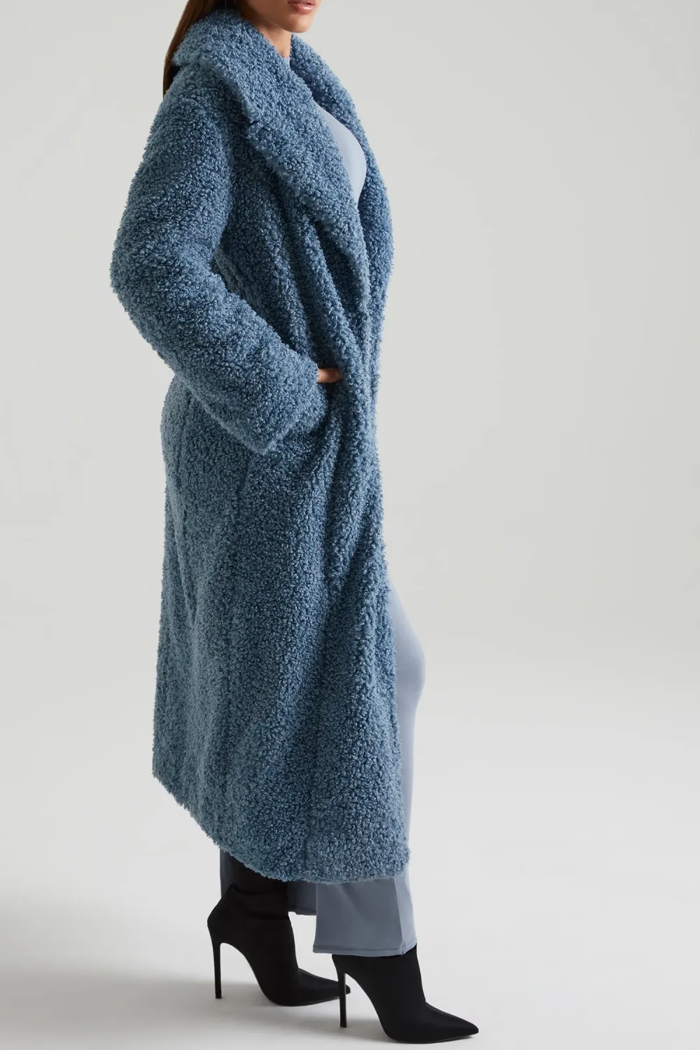 Soft And Wide Casual Long Warm Coat