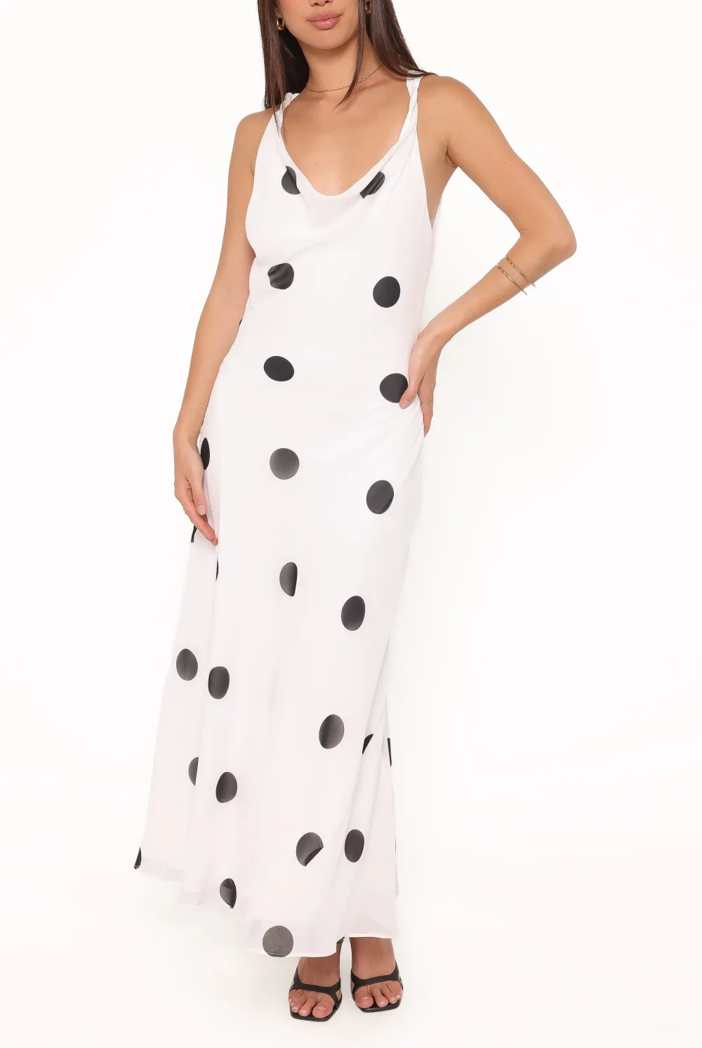 Cowl Neck Maxi Dress