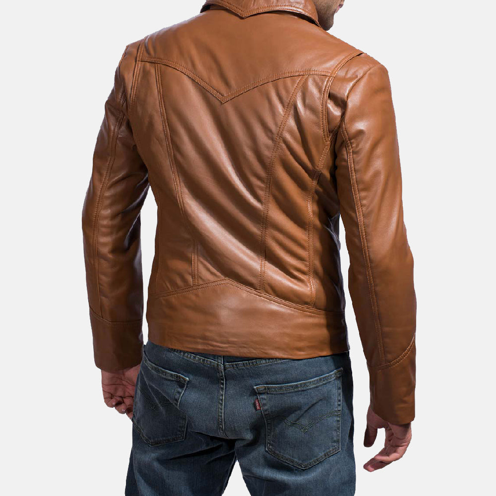 Men's Outdoor Leather Jacket