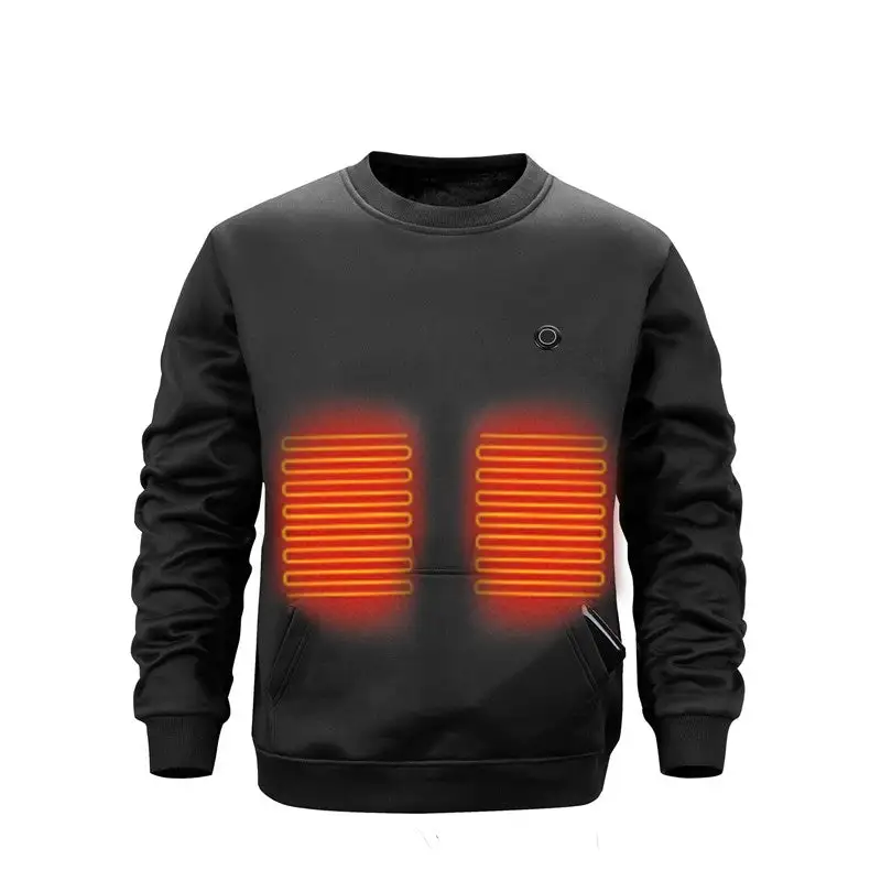 Textured Men's Round-Neck Sweatshirt