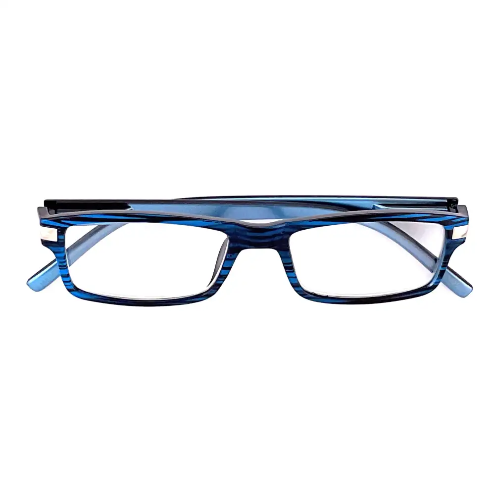 Classic Rectangular Spring-Hinge Reading Glasses
