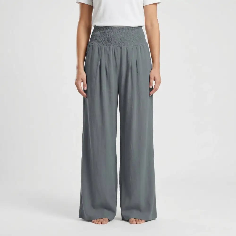 Wide Leg High Waisted