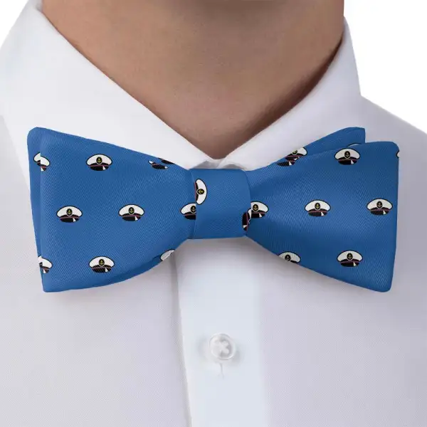 Sailor Hat Pattern Bow Tie