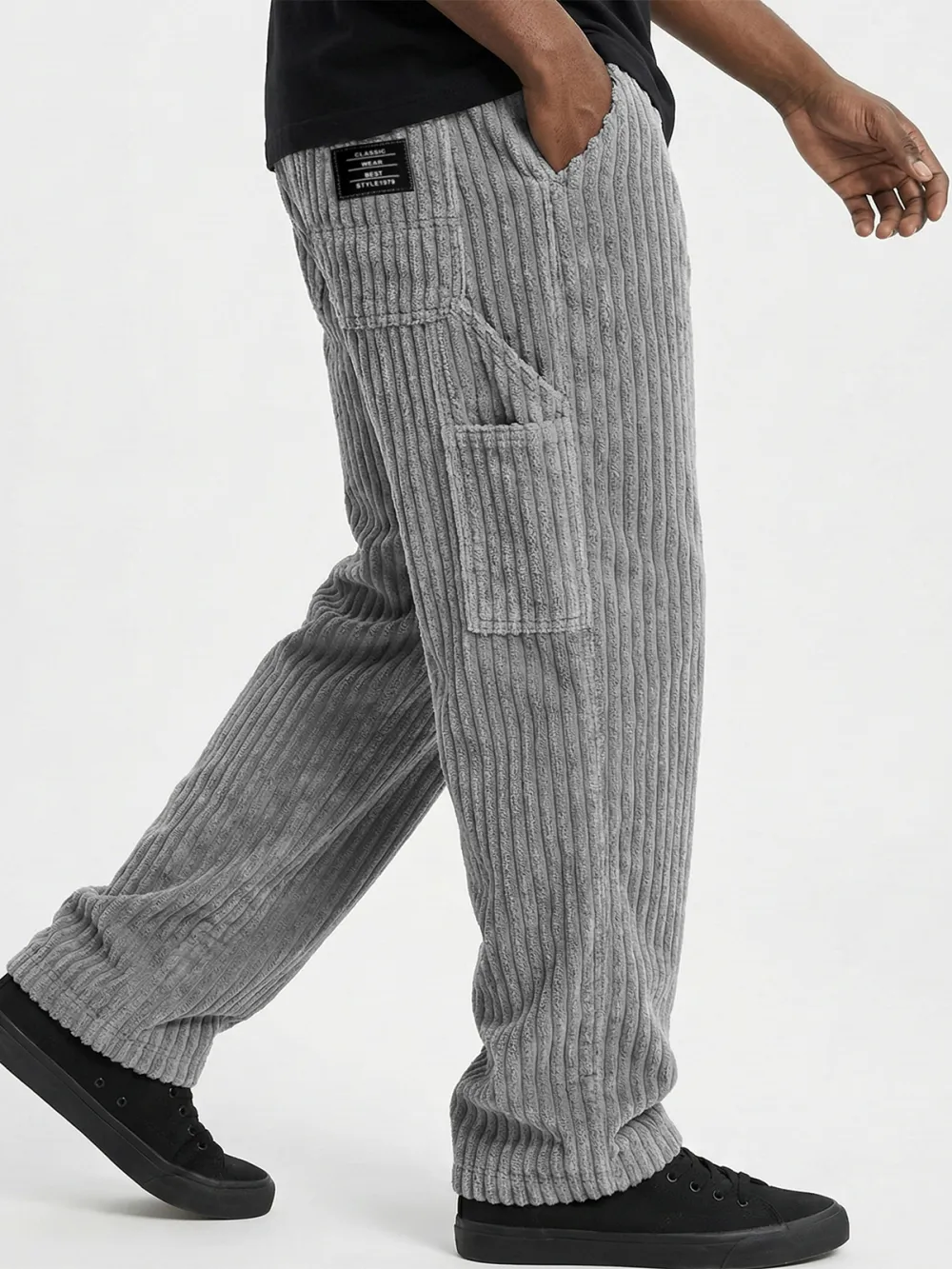 Comfort Fit Corduroy Pocket Pants