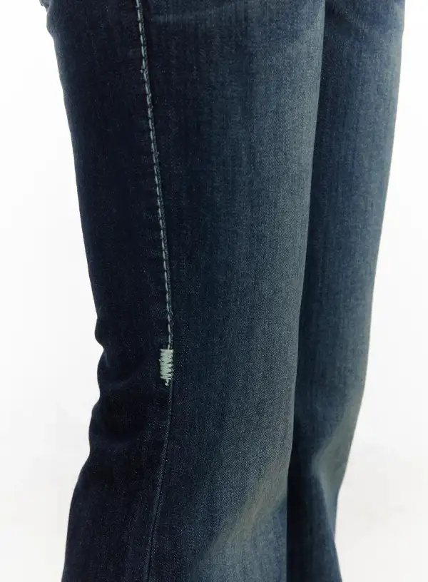Contemporary Low Rise Bootcut Jeans