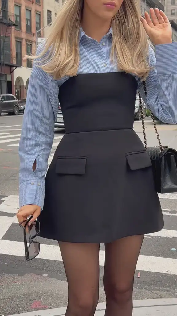Neckline Strapless Mini Dress