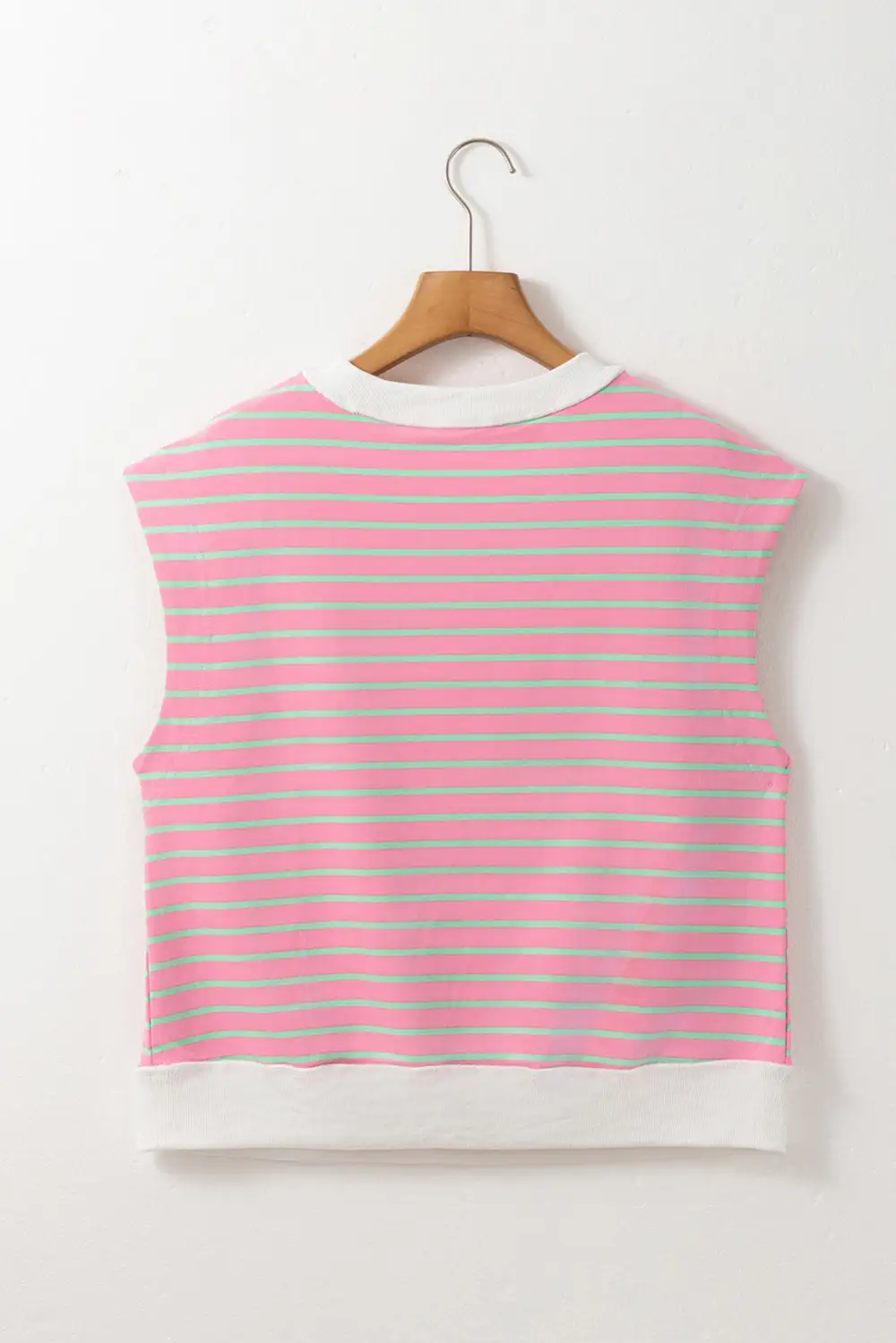 Sachet Pink Striped Crew Neck