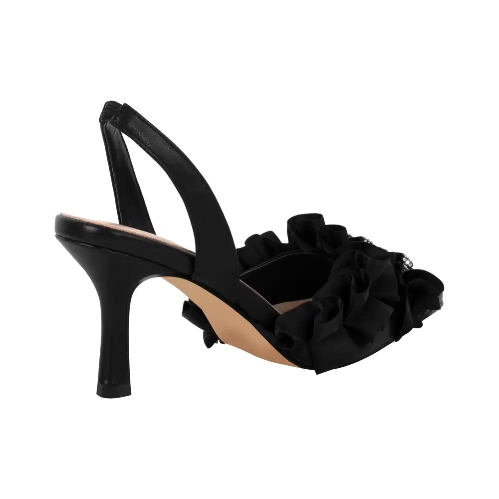 Modern Rhinestone Pointed Toe Stiletto Slingback Pumps