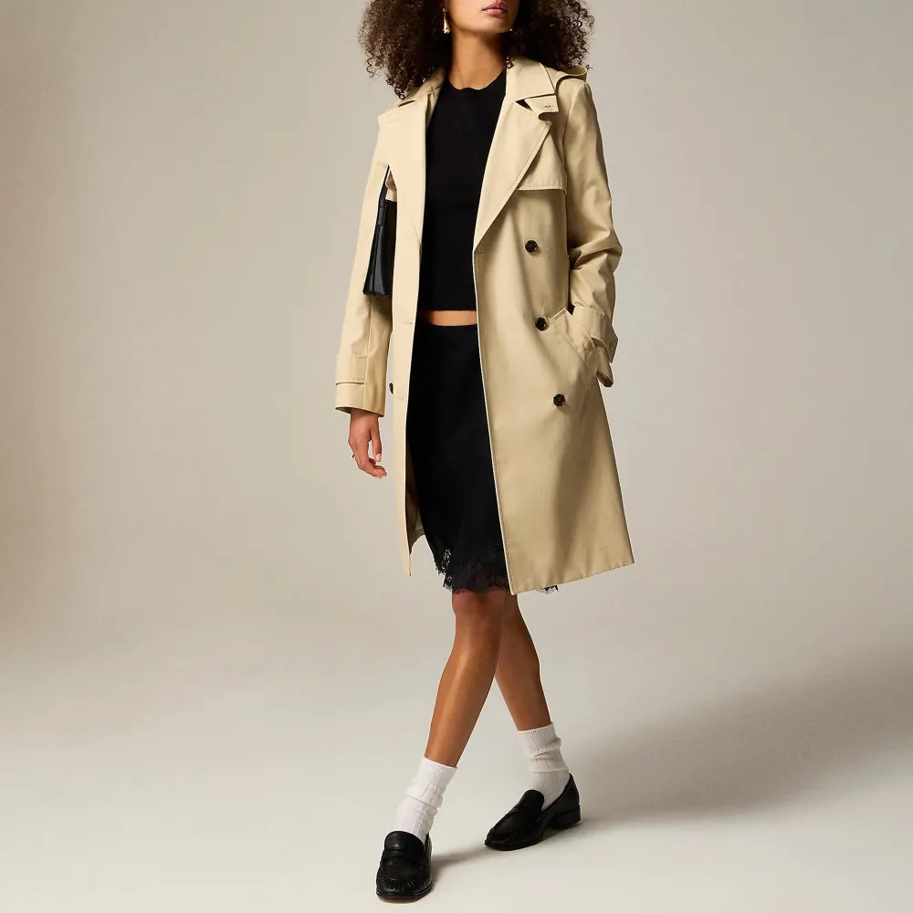 Button Front Cotton Jackets with Belt