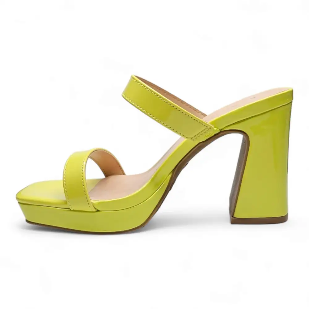 React Square Toe Platform Heel
