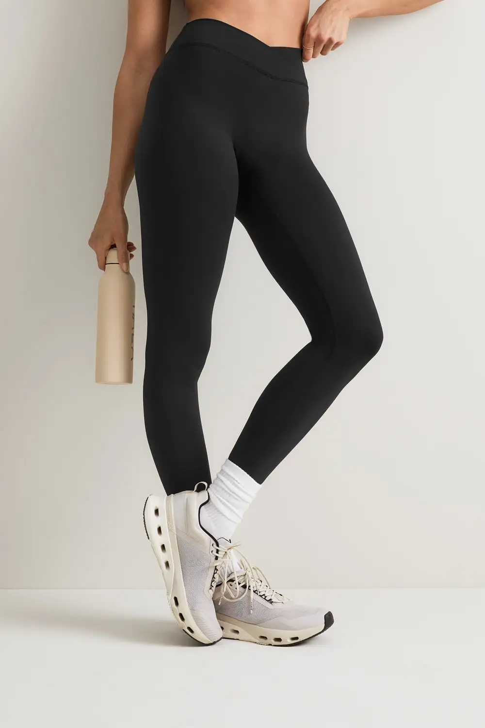 Wrap Waist Clean Front Leggings