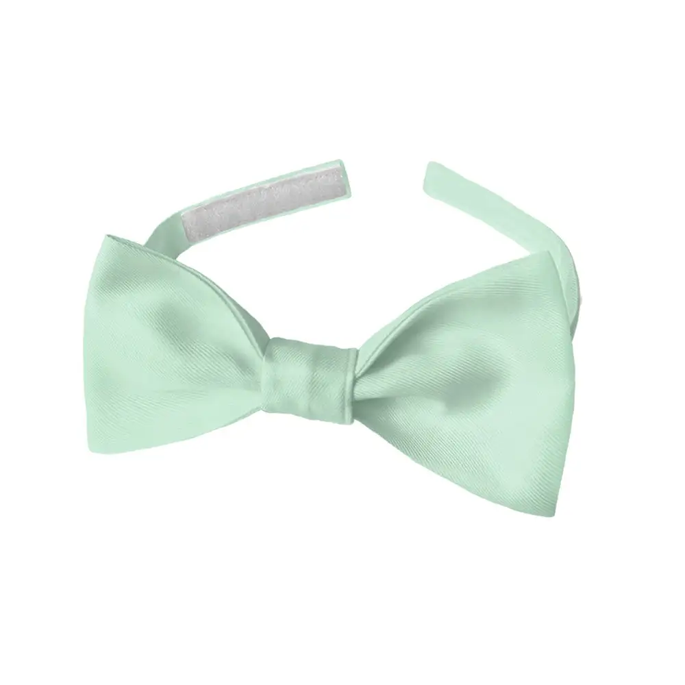 Smart Solid Pattern Bow Tie