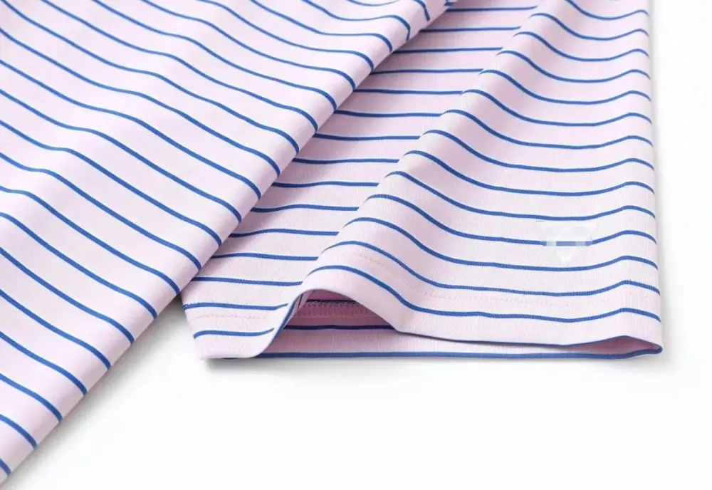 Men's Golf Striped Short Sleeve Polo Shirts Performance Comfortable Shirt