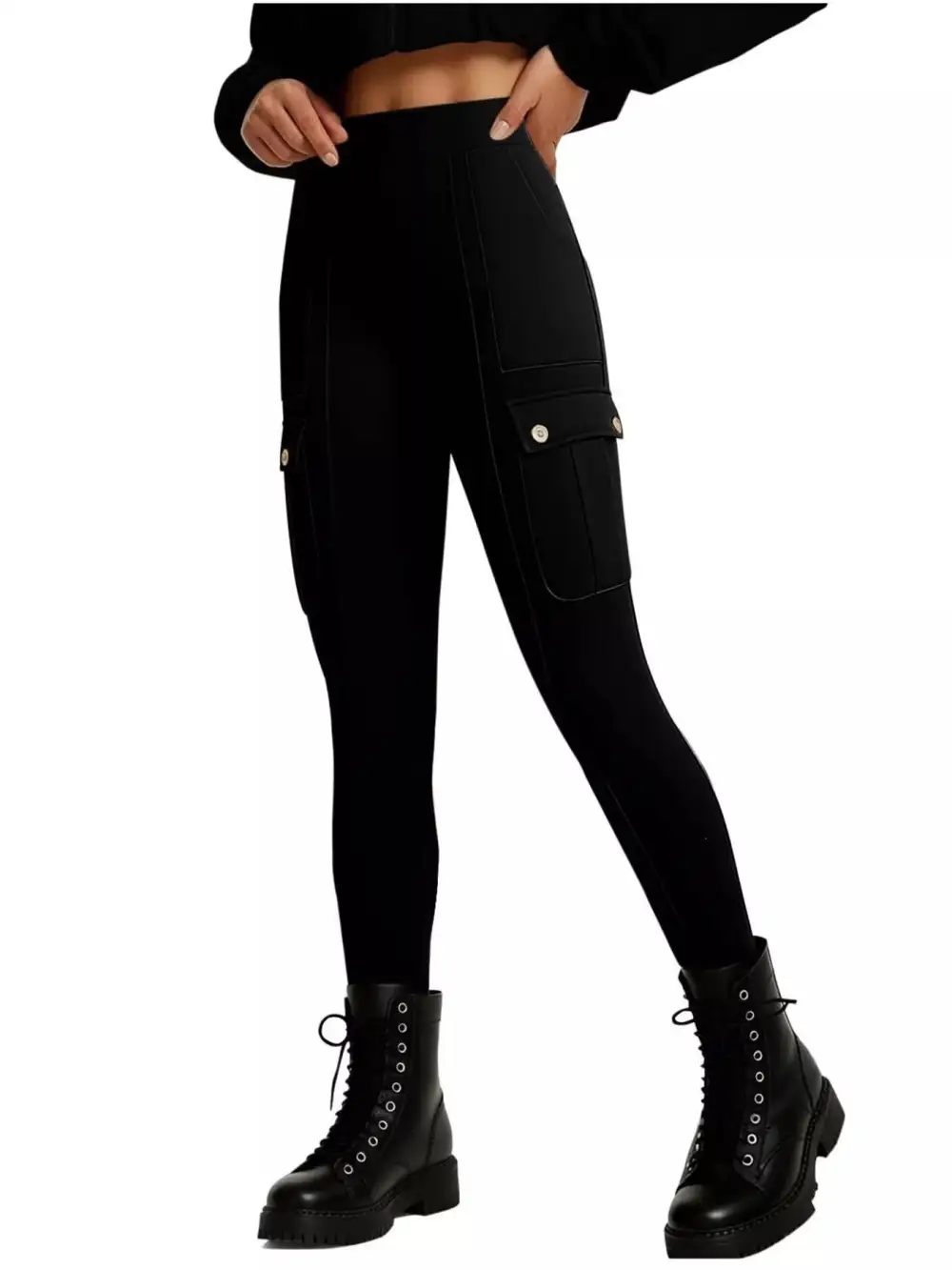 Refined High Waist Active Pants