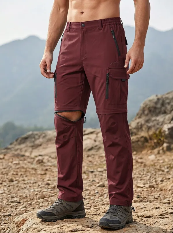 Men's Field All-Terrain Waterproof Zip-Off Tactical Cargo Pants