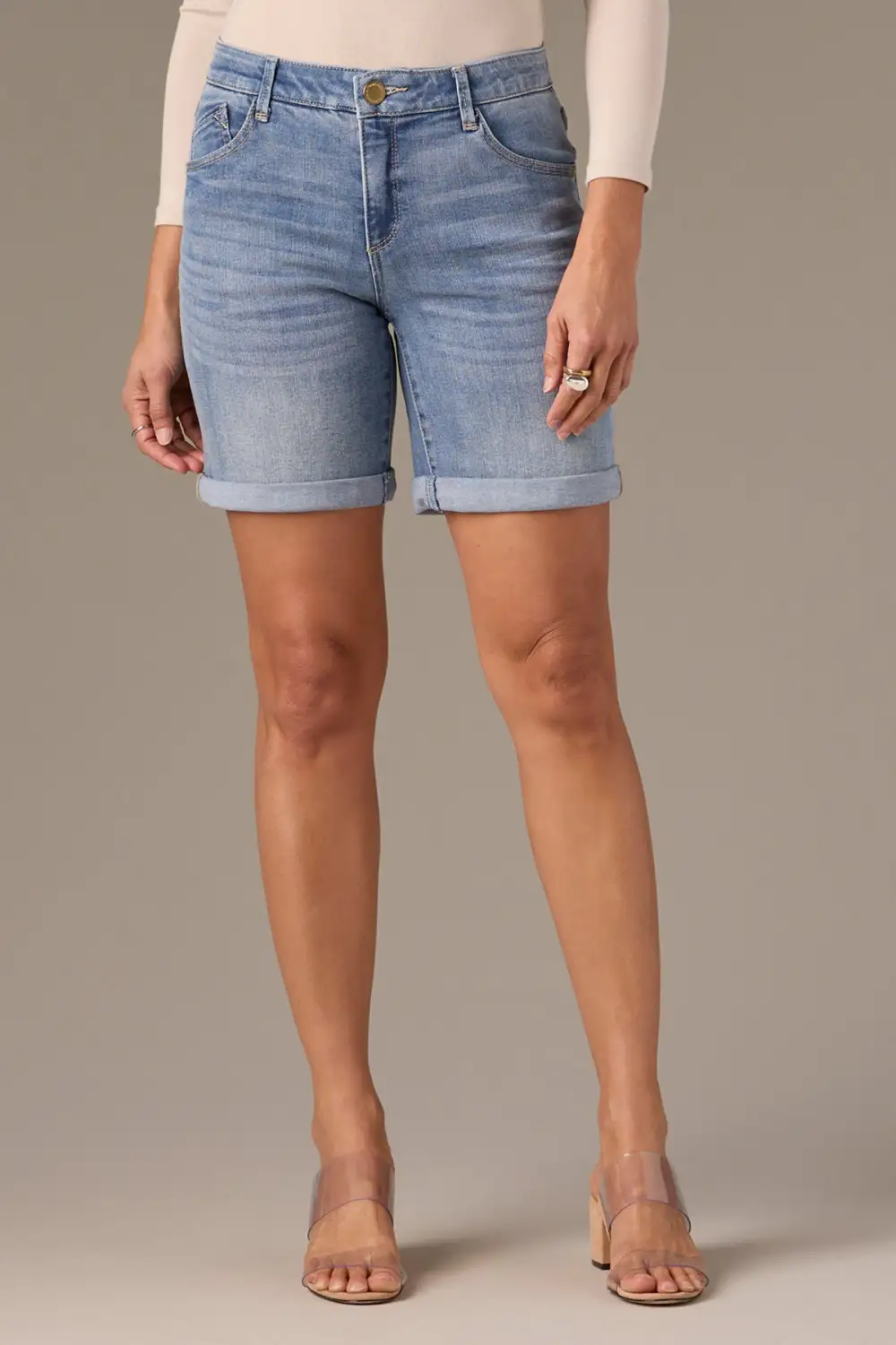 Mid Rise 7-inch Inseam Shorts
