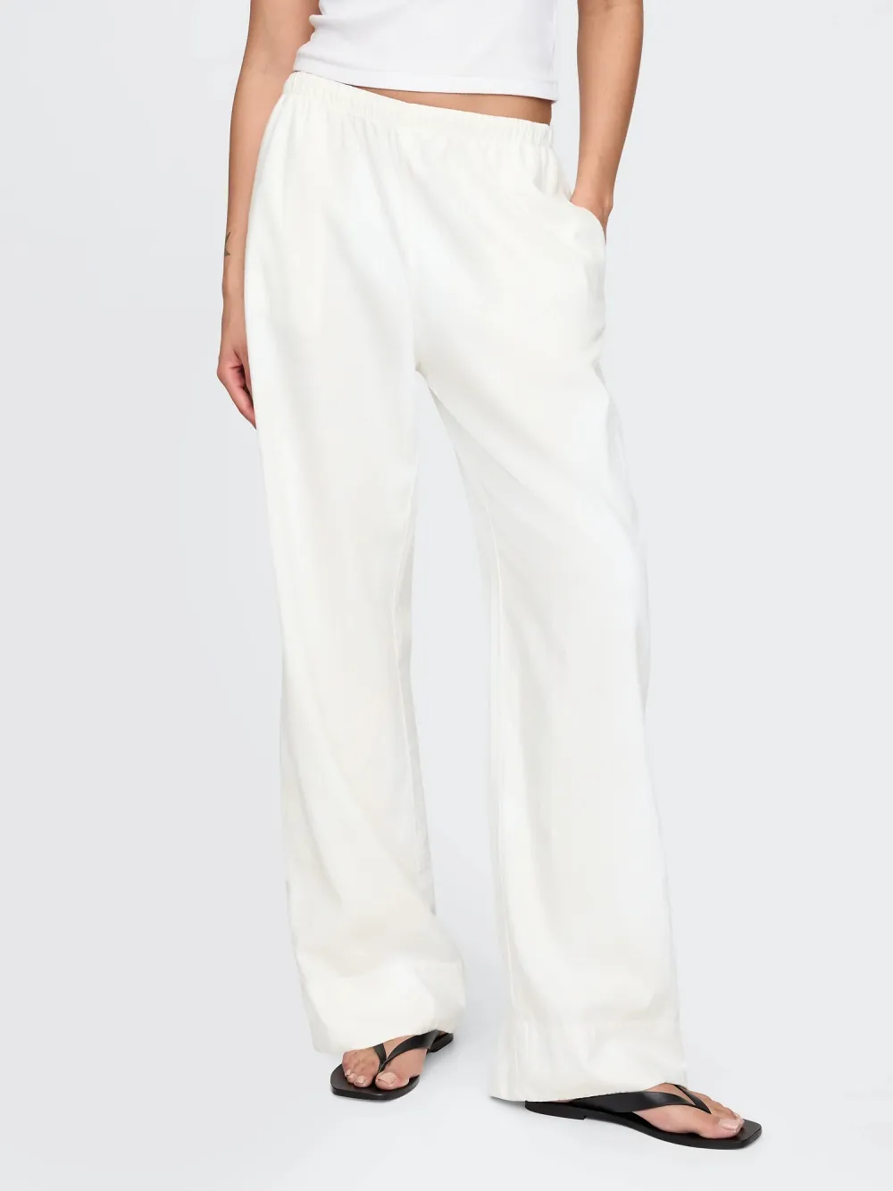 Pure Color Ladies Casual Pants