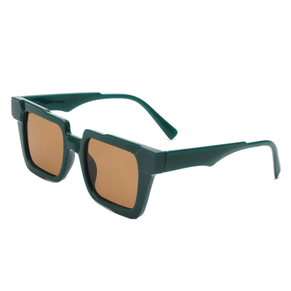 Square Flat Top Frame Sunglasses