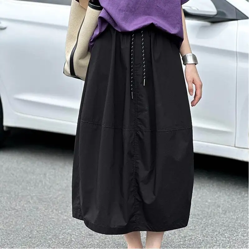 Loose Midi Skirt