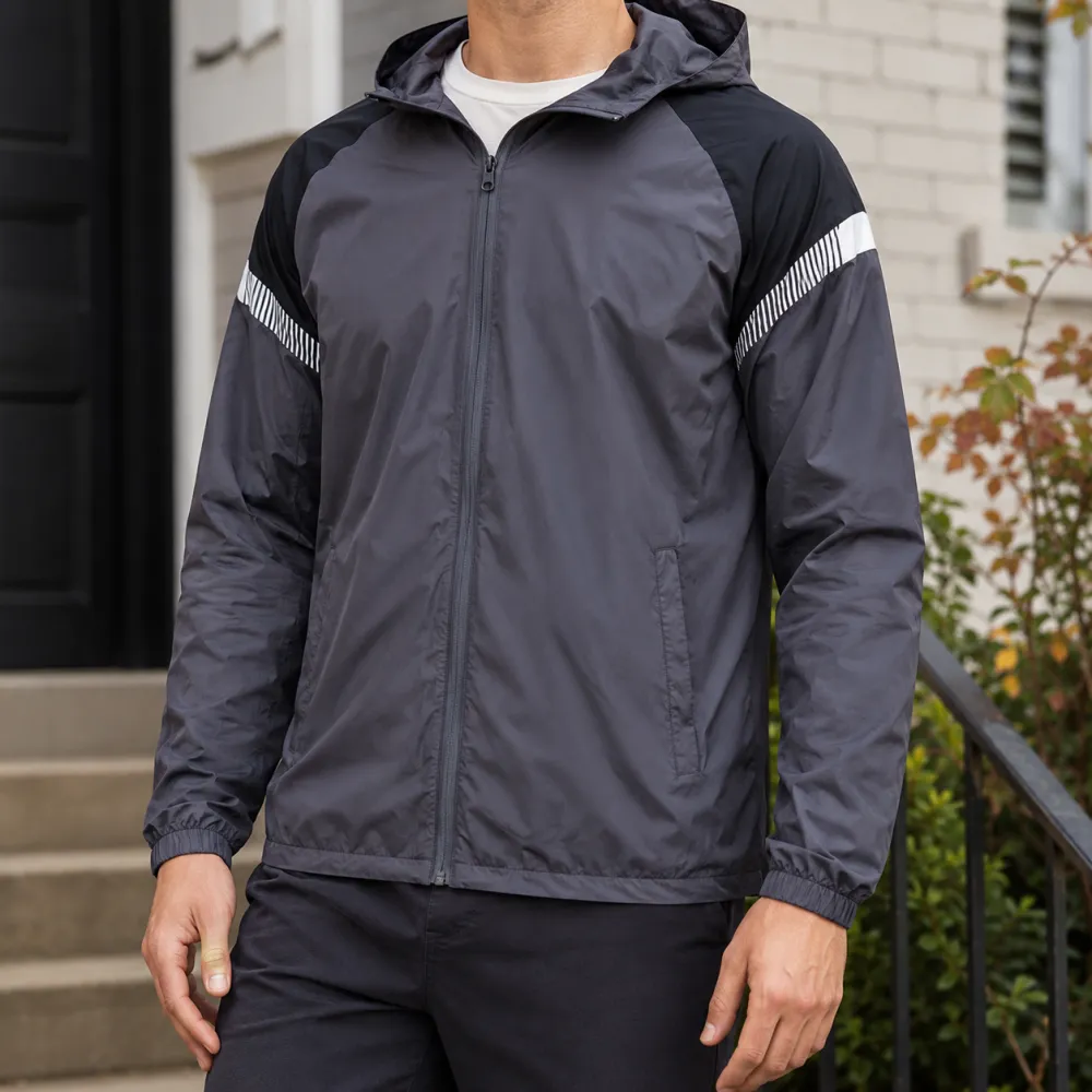 Hooded Woven Jacket