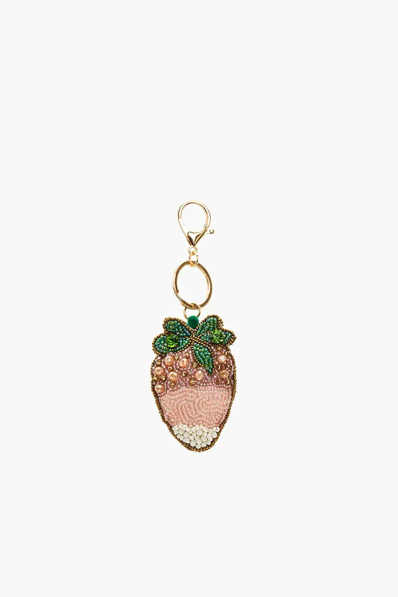 Berry Fruit Beaded Bag Charm
