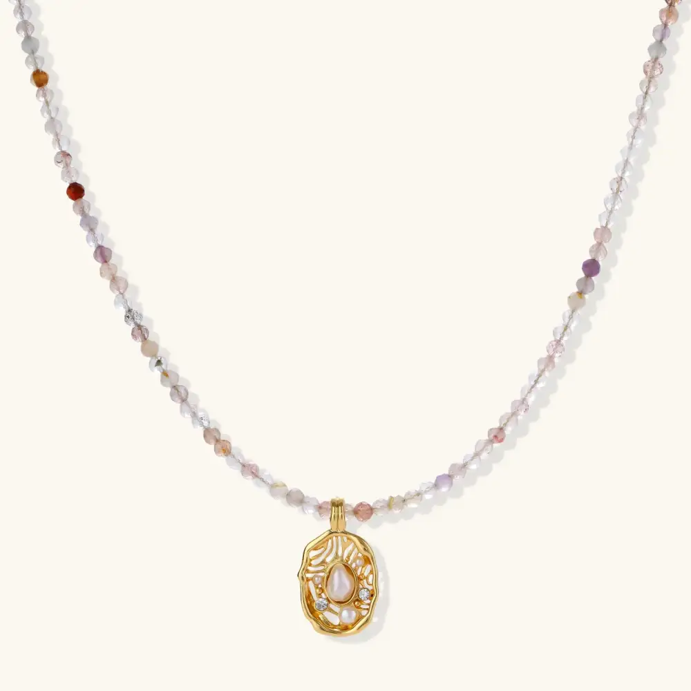 Mystic Garden Gemstone Necklace