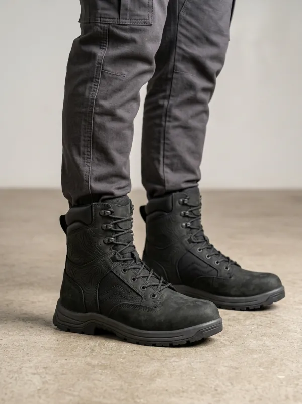 Men's Workwear Topographic Map Work Boots