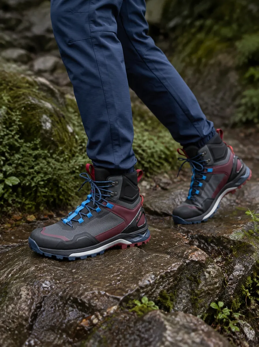 Men's Summit Backcountry Hiking Mountain Trail Printed Boots