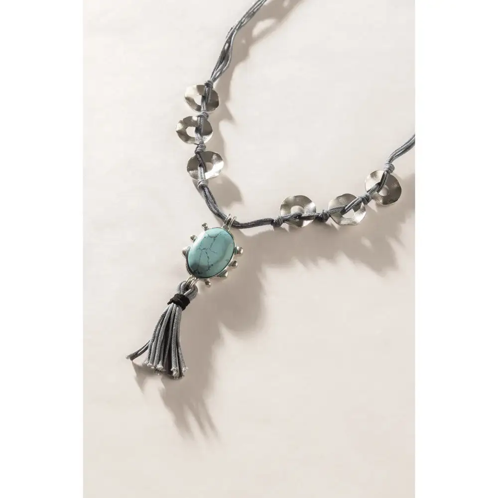 Tassel Accent Delicate Necklace