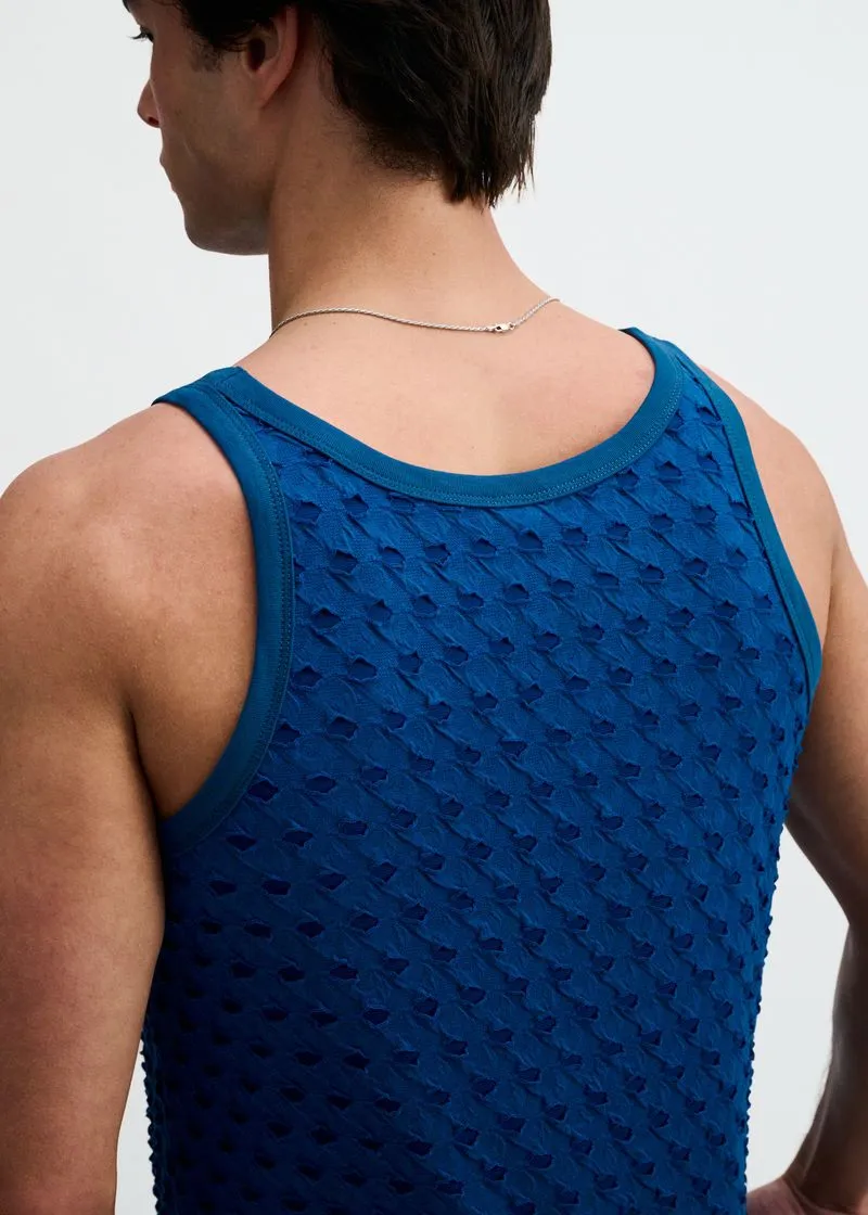 Easygoing Textured Knit Tank Top