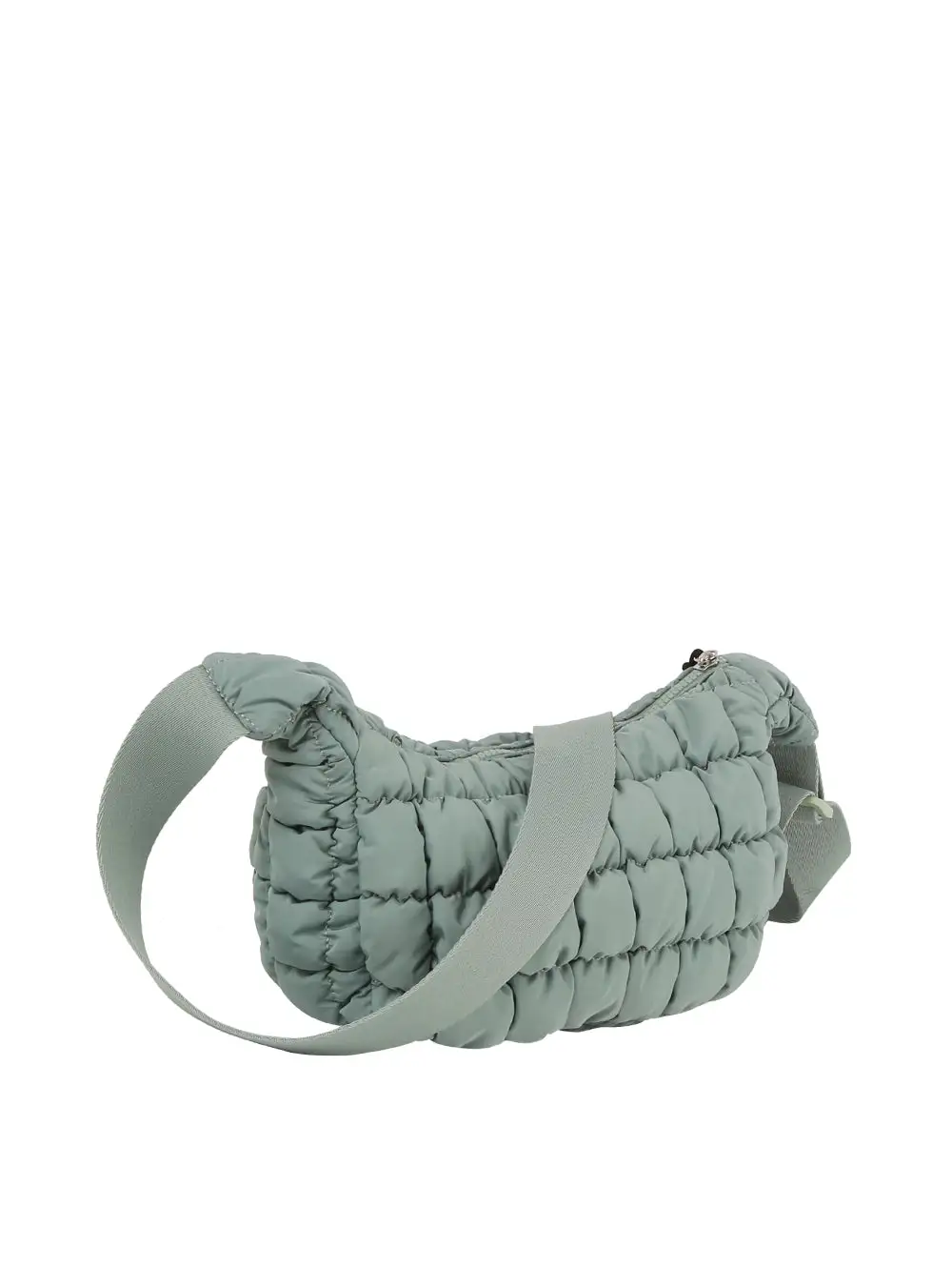 Quilted Nylon Crossbody Bag