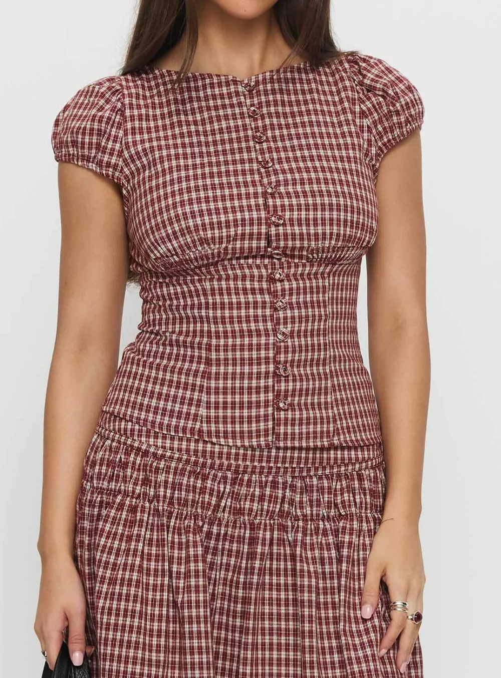 Modern Mood Button Up Blouse