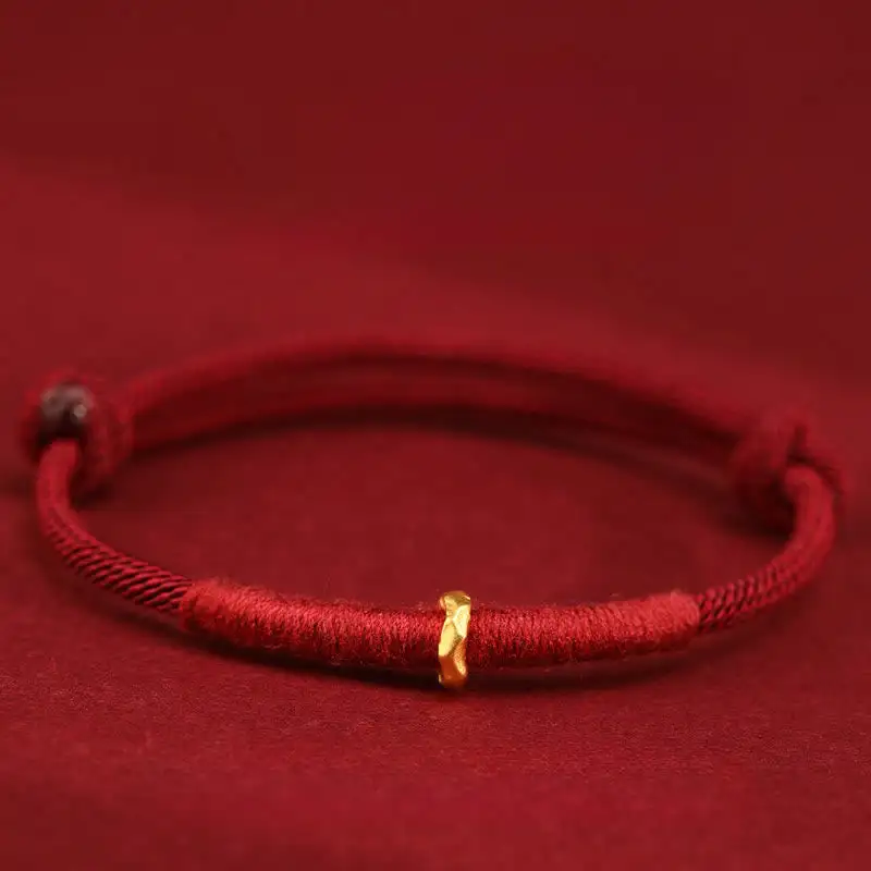 Ring Design Handmade Braided Rope Bracelet Anklet