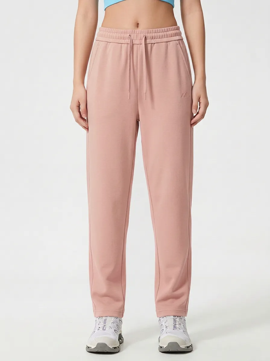 Women's Casual Minimalist Sage Green Solid Color Jogger Pants