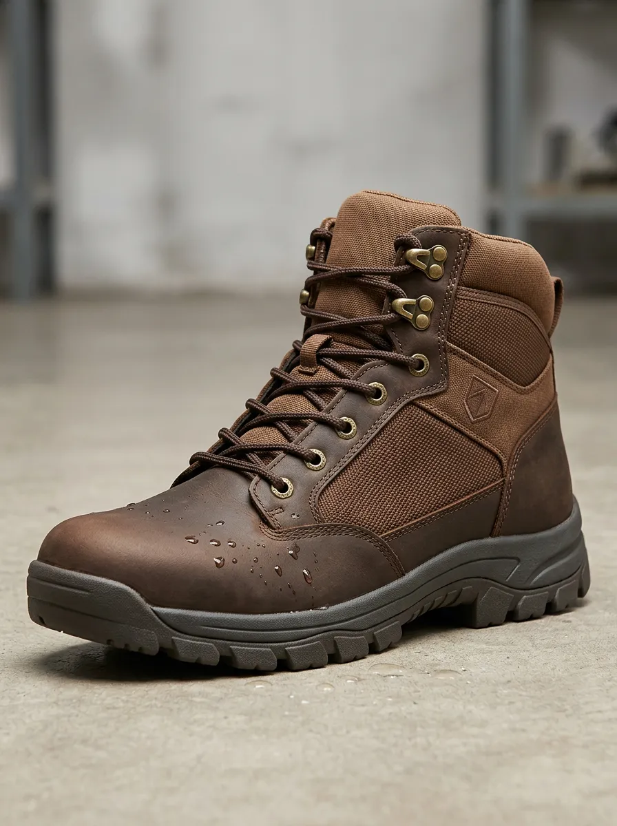 Men's Worksite Waterproof Tactical Graphic Detail Work Boots