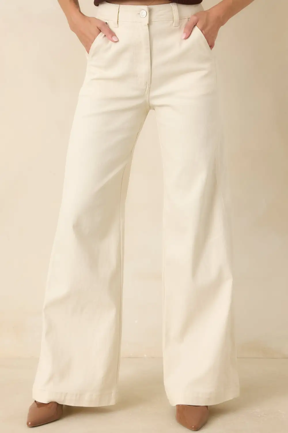 Stretch Wide Leg Jeans