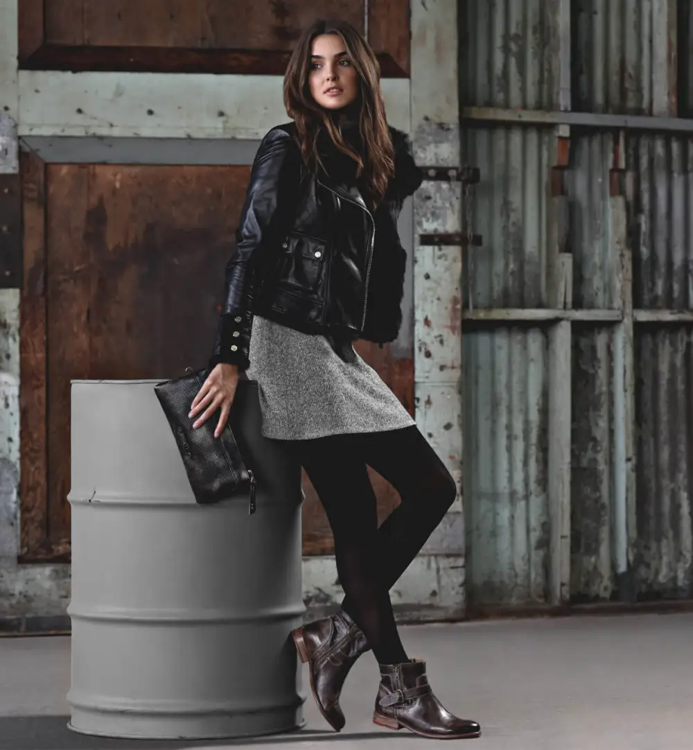 Buckled Perforated Everyday Boots
