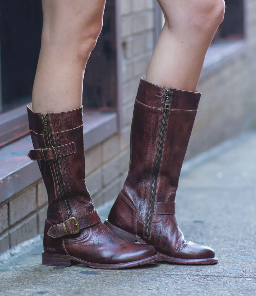 Buckled Heritage Tall Boots
