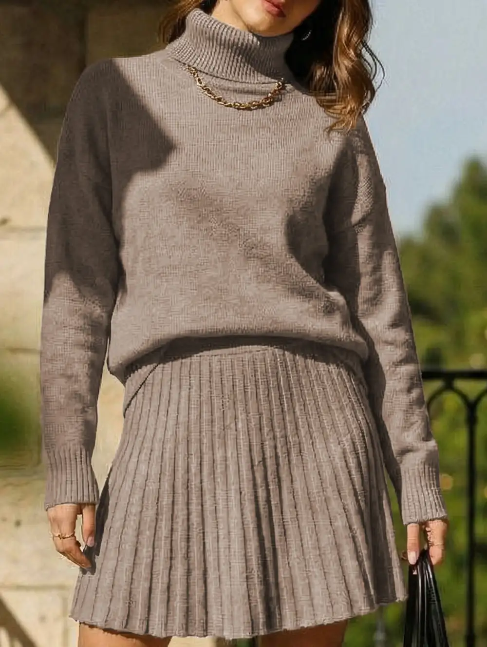 Knit Mini Skirt