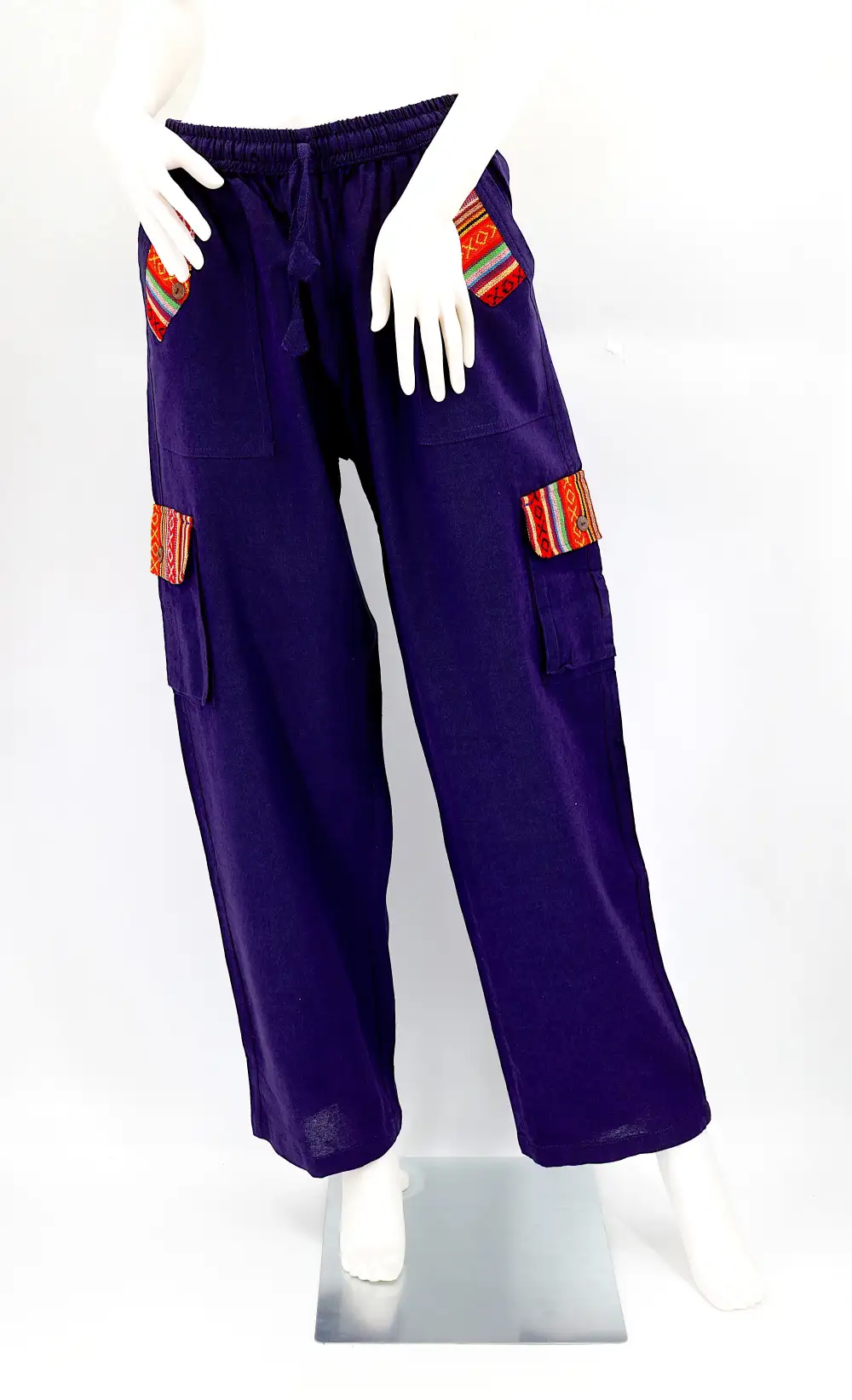 Women's Statement Harem Cargo Patchwork Cargo Pants