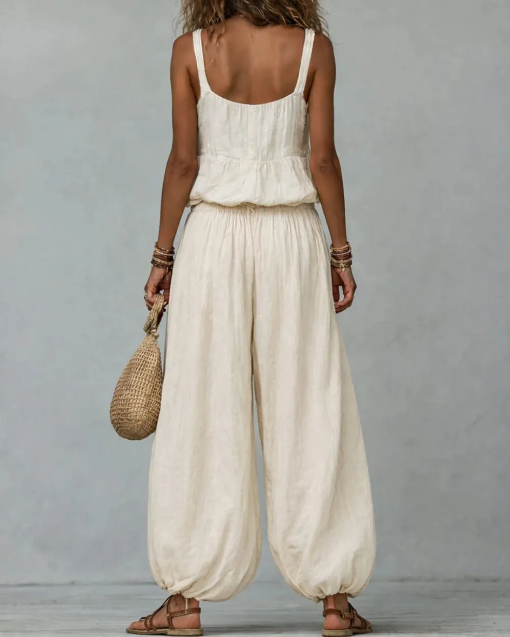 Two-Piece Lace Boho Outfit Set